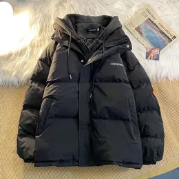 Piumino da donna Parka invernale per il tempo libero in cotone abbigliamento donna Y2K multifunzionale finto piumino con due tasche con cerniera cappotto spesso versione coreana inverno 231213