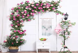 Fake Big Peony Hanging Rattan Artificial Home Garden Decorative Windowsill String Wedding Wreath Diy Artificial Flower Heads Garla8744325