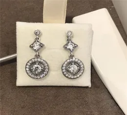 卸売 -  P 925の酔っぱらいビンテージイヤリングP925 Sterling Silver CZ Diamond Temperament Ladies Earrings Luxury Designer Jewelry5415133