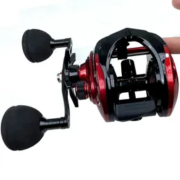 Sinek balıkçılık makaraları2 Baitcasting makarası 15kg karbon fiber max drag 8 1 yatak 6.4 1 dişli oranı Baitcaster makaraları manyetik fren sistemi 231212