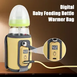 Butelki podgrzewacze sterylizatory# Digit Baby Feeding Botting Bottle Wrzeciennik Izolowany przenośny termostat USB Butelka Butelka Podgrzewacze podgrzewacze podgrzewacze do podróży 231212
