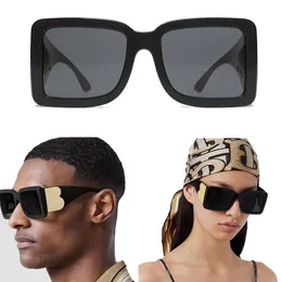 Designer-Sonnenbrille für Herren, schwarz, klassisches Schild, großzügiger Vollrahmen, 4312-Glas, große Schutzsonnenbrille mit Originalverpackung242G