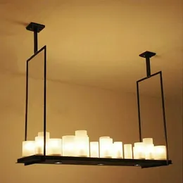 النسخة المتماثلة كيفن رايلي المذبح مصباح قلادة LED شمعة الثريا عتيقة الضوء الرجع