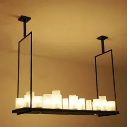 Replik Kevin Reilly Altar Pendelleuchte LED Kerzenleuchter Vintage Licht Retro Metallhalterung Fernbedienung Hängeleuchte295u