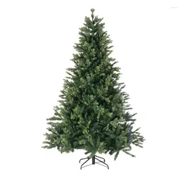 Decorações de Natal 2023 anos Decoração de cena de festa em casa1.5m 350ramo criptografia verde PVC decoração de árvore grande