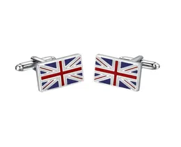 Yoursfs 6 PairsSet Stainless Steel Cuff links Men039s National Flag Luxurious Tuxedo Shirts Cufflinks4648545