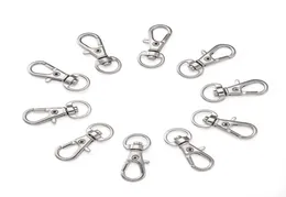 100pcs Alloy Swivel Lanyard Snap Hook Lobster Claw Clasps Jewelry Making Bag Keychain DIY Accessories5081666