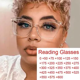 Sonnenbrille Cat Eye Schwarze Brillengestell Damen Herren Computerbrillen Übergroße optische Brillen Lesegafas Lunette 0 bis 6 0302A