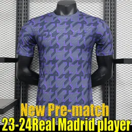 23 24 Bellingham Football Jersey Vini Jr Camaveringa Tchouameni Modric Rodrygo Football Shirt Player 2023 2024 Real Madrid Pre-Match Wear