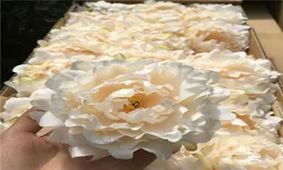 50PCS High Quality Silk Peony Flower Heads Wedding Party Decoration Artificial Simulation Silk Peony Camellia Rose Flower Wedding 5417123