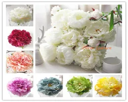 50PCS 16COLOR 145CM Künstliche Seide Pfingstrose Blumenköpfe DIY Hochzeit Wand Bogen Hintergrund Bouquet Party Dekorative Blumen Festival4431904