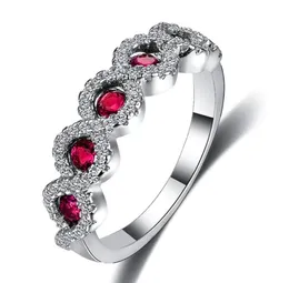 Ringos de cluster Moda de alta qualidade de zircão colorido redondo geométrico anel de irregularidade para mulheres esculturas de prata metal feminino jewe3365543
