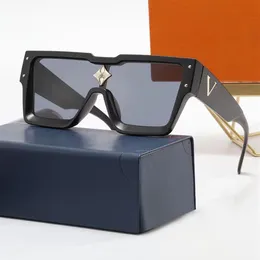 Designer-Sonnenbrille für Damen, modische Brille, rechteckig, großes Vollformat, Buchstaben-Design für Herren und Damen, 5 Optionen, Top-Qualität191j