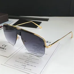 0724 New Fashion Sunglasses With UV Protection for men Women Vintage square Half Frame popular Top Quality Come With Case classic 277s