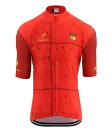 2020 Nuova squadra nazionale spagnola Triathlon Maglia da ciclismo attillata da uomo estiva fresca abbigliamento da bici da strada traspirante Antisudore da corsa cyclin3057715
