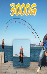 Josby Super Hard Fishing Rod 99 Carbon Fiber 1836M FRP Spinning Pole Sea Fishing Stick Metal Ring2772922