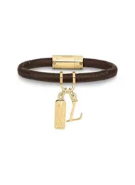 Klassisches Handgurt Armband Unisex Paare Designer Herren Schmuck Luxus Lederbrief Armbänder für Männer Modedesigner Frauen D5043324