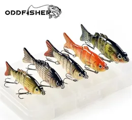 1set 2 5pcs سحر الصيد مع مربع المقاطع المتعددة مفصلية الطعم الصلب wobblers swimbait crankbait swim bass for pike غرق 2209847242