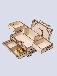 3D Puzzles 3D drewniana puzzle muzyczna zestaw muzyczny zestaw klejnotów z klejnotem