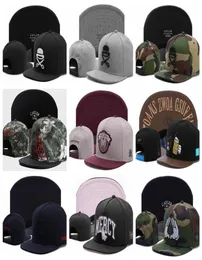 最新の到着迷彩野球帽Gorras Bones Hip Hop Cap Flatbrimmed Hat Snapback Cap Hats for Men and Women7524492