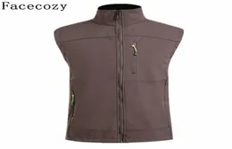 Facecozy Men 2019 Winter Fleece Fishing Vest Waterproof Windproof Heated Vest Climbing Outdoor Breathable Coat for Climbing5317052