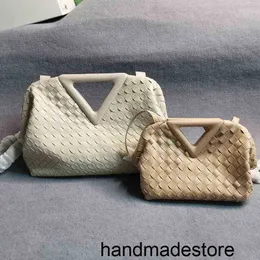 Venetaabottegaa Top gewebte Tasche Handtaschen Designer Jodie Inverted Triangle Cloud Women's Achselhöhle einzelner Schulter Schrägspaler tragbar
