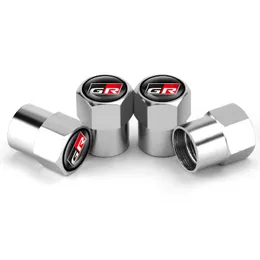 50 sets Car GR Sport Wheel Tire Stem Air Valve Caps For Toyota Gazoo Racing GR86 Mirai Prado Avensis Plugs Auto Accessories