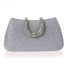 NXY Bolsas noturnas Lua Lua Mulheres Cristal U Diamond Glop Clutch Saco