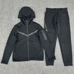 Tech Fleece Tracksuit męski nk z kapturem z kapturem jogger dres ground litera z kapturem druk cztery sezony