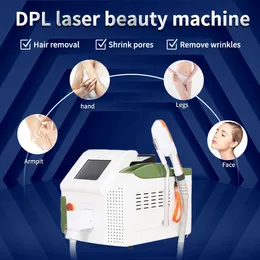 도매 가격 휴대용 DPL 레이저 제모 통증없는 장치 4 파장 490nm/530nm/640nm/585nm 적혈구 줄무늬 치료 주름 제거제