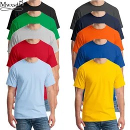 Męska bielizna termiczna 6pcs Lot Summer Mens Botton T Shirt Mężczyzn Drukowane Tshirt O NEC SECK KOLOR T SHIRT Casual Men Hurtowe koszulki dla mężczyzn 231213