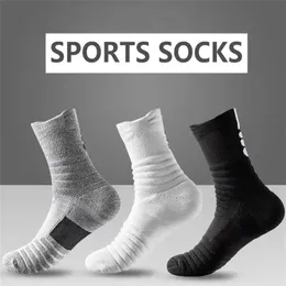 Sports Socks 3PairSlot Mens Compression Stockings Basket Basket Cycling Moisture Wicking High Elastic Tube 231212