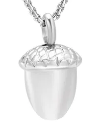 Chains ACORN Cremation Necklace For HumanPetAnimal Ashes Stainless Steel Memorial Urn Keepsake Pendant Jewelry WomenKid9809316