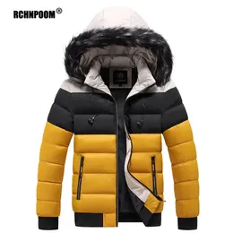 Men Jackets Winter Jacket quente Homem Men Parkas Fur Collar Capuz Capuz de algodão espesso fora de casca de Windbreaker masculino Casual Casual Casa 231212