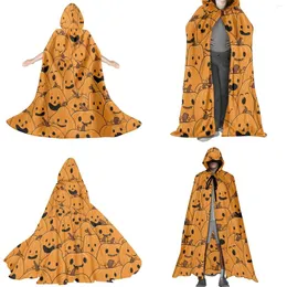 Herren-Trenchcoats, Kapuzenumhang mit bösem Lächeln-Design für Kinder und Erwachsene, Halloween-Kostüm, Eltern-Kind-Schal, Cosplay-Mantel, Geburtstagsfeier