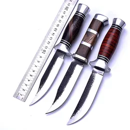 ZK20 Outdoor high-hardness CNC fruit knife, survival multifunctional military knife, tactical small straight knife, handmade self-defense portable knife