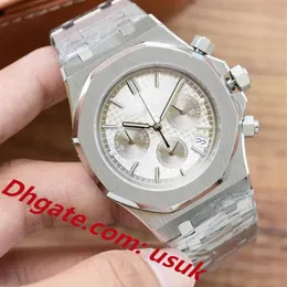 Reloj de hombre de calidad estupenda Relojes clásicos para hombre Movimiento de cuarzo Relojes de pulsera de negocios de moda de 42 mm Montre de Luxe Regalos para Men'295u