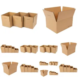 Packing Boxes Wholesale Packaging Box Square Rectangar Half Height Turnover Paper Moving Drop Delivery Office School Business Industri Otmxt