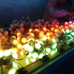 12 В 30 мм 3 светодиода WS2811 UCS1903 SM16703 5050 smd RGB светодиодный пиксельный модуль адресный светильник для аттракционов 3 светодиодный модуль 12 В постоянного тока вход вода2469