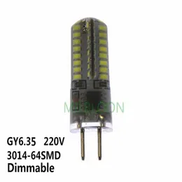 Bulbs 2pcs Dimmable Led Gy6 35 220v Silicone Corn Bulb G6 35 Dimming Crystal Light Chandelier2782