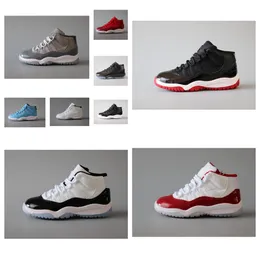 Jumpman 11 Big Kids Basketball Shoes 11s Cool Grey Bred Red White Concord Legend Blue Pantone Ovo Grey Little Kid Boys Trainers Size 28-37 Sneakersapp