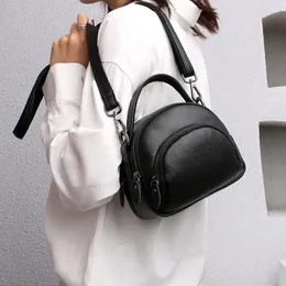 Evening Bags Genuine Leather Women's Shoulder Larger Capacity Tote For Women Designer Female Crossbody Luxury Ladies Handbags