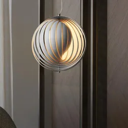 Italien Designer Rotary Moon Pendant Lamps Living Room Light Modern Minimalist El Restaurant Cafe Bar Circle Pendant Light240U