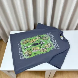 24ss Frühling Sommer Japan Schönheit und Böse Person Cartoon Print T-shirt Mode Herren Kurzarm Skateboard T-shirt Frauen Kleidung Casual Baumwolle Designer T-shirts