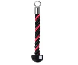 Single Head Grip bands Rope Pull Down Cable Attachment Triceps Tension BlackPink 155 Inch Resistance Bands5686212