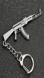 CS GO CSGO CF KeyChain AK 47 Rifle Gun Counter Strike Fire AK47 AK47 Keyring Key Chain Ring PUBG SMEEDDRY HELA J895193124361