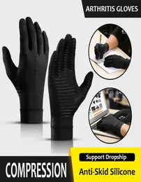 Support de poignet respirant gants d'arthrite protecteur de poignet coton soulagement des douleurs articulaires attelle de main femmes hommes bracelet de thérapie 4673332