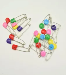 100pcs mixed color Baby Diaper Pins wColorful braad lollipop and fruit Plastic Safety Head Whole Lot7265017