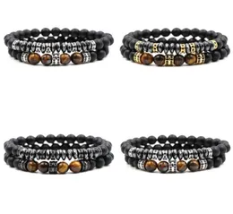 2er-Set brandneues, modisches Pave-CZ-Armband für Männer, 8 mm, matte Perlen mit Hämatit-Perlen, DIY-Charm-Armband für Männer, Schmuck 104 R25836175