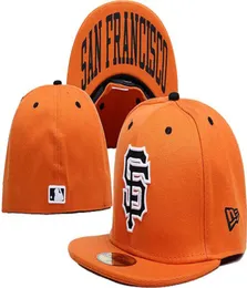 Cały 2020 NOWOŚĆ MEN039S GIANTS SF On Field Style Baseball dopasowane czapki Hats Logo haftowane pełne zamknięte czapki na drzwi 6490100